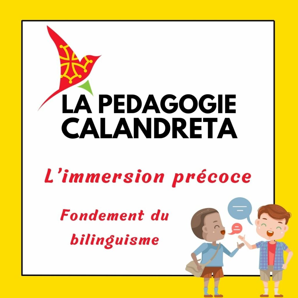 L'immersion précoce : fondement du bilinguisme